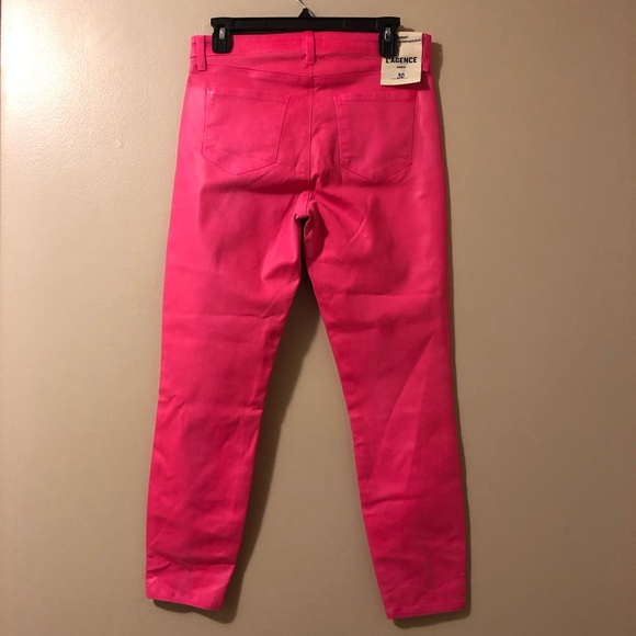 NWT L’AGENCE Margot HR Coated Rose Skinny Jeans,Size-30 - Picture 8 of 17